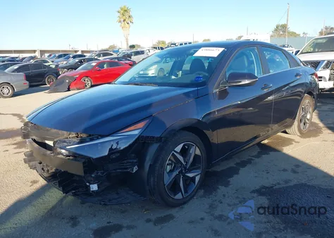 2022 Hyundai Elantra Limited z USA, uszkodzony, nr VIN 5NPLP4AG3NH069237